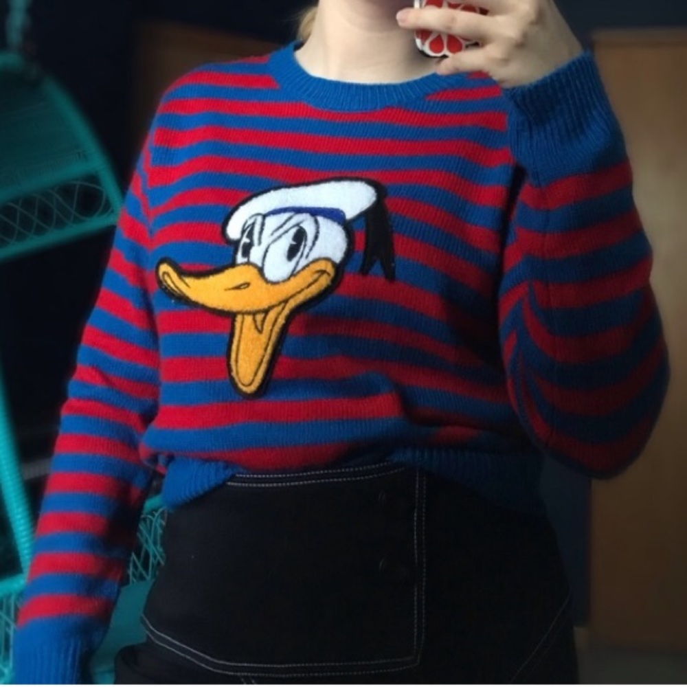 Donald Duck sweater.